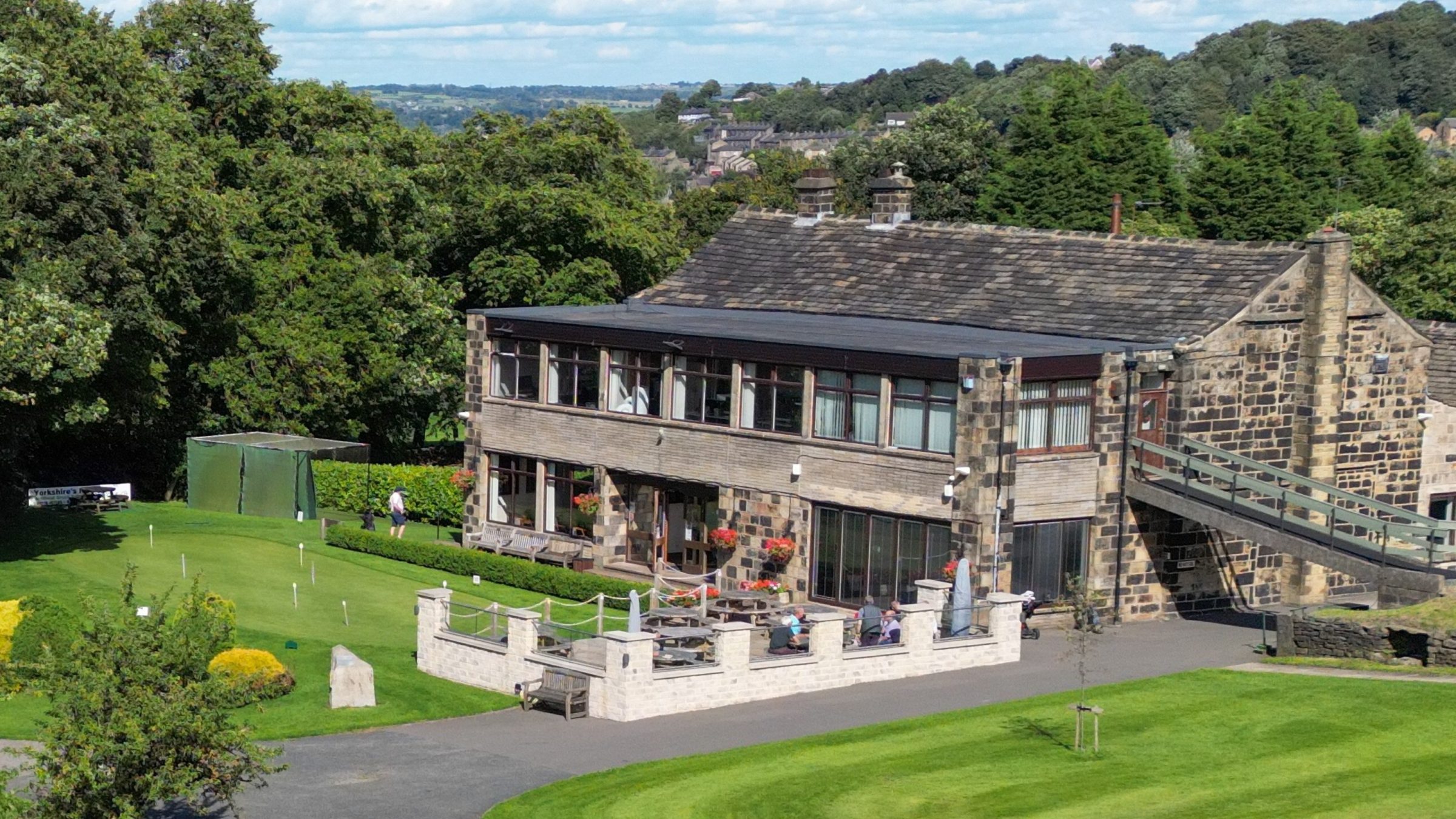 The Grade II listed clubhouse